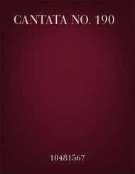 Cantata No. 190 Instrumental Parts Instrumental Parts cover